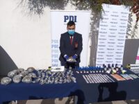 En un amplio operativo la PDI incautó droga, munición, vehículos y chalecos balísticos.