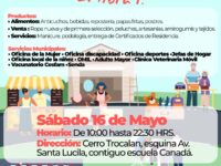 La jornada contará con emprendedores, gastronomía, atención municipal, vacunatorio y clínica veterinaria móvil para la comunidad.
