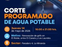 La medida obligará a cientos de familias del sector a organizarse durante la tarde de este jueves ante trabajos de mejoramiento en la red sanitaria.