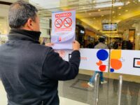 La autoridad recorrió restaurant y locales comerciales del centro de Rancagua. 