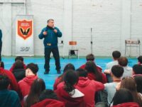 El gimnasio del recinto fue el espacio elegido para estas instancias.