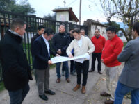 El alcalde Marco Antonio Contreras oficializó el inicio de tres emblemáticos proyectos de infraestructura peatonal.