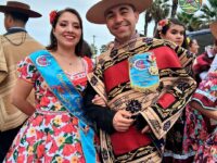 Araceli Adasme y Leonardo Tudela iniciaron su participación en el 56° Campeonato Nacional de Cueca Club de Huasos.