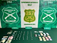 Operativo fue realizado por el OS-7 de Carabineros. 