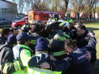 La jornada incluyó distintos ejercicios bomberiles, donde cada compañía puso a prueba su capacidad de respuesta y coordinación. 