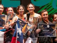 Ambas atletas, junto a Martina Saavedra Leal (16 años), de Buin, representan a la Academia Euphoria Dance Complex de Santiago y viajaron hasta Europa para participar en una instancia que reunió a competidoras de distintos países.