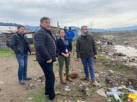 El campamento alberga a 108 familias, que fueron visitadas y notificadas previamente sobre los riesgos asociados al sistema frontal.