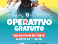 La jornada se desarrollará en la Plaza de Armas entre las 10:00 y las 17:00 horas. Se dispondrá de 70 dosis gratuitas hasta agotar el stock.
