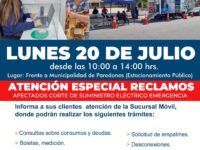 Vecinos podrán realizar reclamos y trámites eléctricos en terreno.