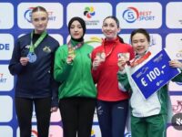 Magdalena Godoy representó a Chile en el circuito Karate One - Series A y alcanzó el tercer lugar en la categoría de -50 kilos.