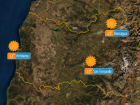El pronóstico de la DMC marca un sábado inestable y un domingo mayormente despejado.