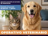 Durante el operativo se realizarán servicios de implantación de microchip, vacunación antirrábica, vacunación polivalente canina y vacunación polivalente felina.
