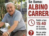 Albino Carrera, estaba siendo intensamente buscado por su familia. 