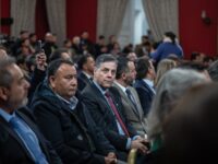 16 jefes comunales de la región participaron en el encuentro con el Mandatario, en la antesala de la entrada en vigencia de la Ley de Seguridad Municipal.