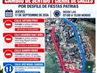 Medidas regirán este jueves 17 de septiembre entre siete de la mañana y tres de la tarde.