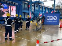 La iniciativa incluyó una demostración de las brigadas de la compañía para mostrar a los estudiantes los efectos que puede provocar este elemento sobre las instalaciones eléctricas y las personas, además de recomendaciones de Carabineros, Senapred y la Seremi de Energía.