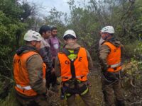 Las personas habrían perdido su ubicación producto de las condiciones climáticas en el sector.