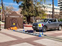 La actividad tuvo como objetivo generar conciencia entre los usuarios de las vías, previo a las celebraciones.