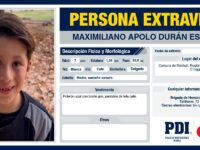 La institución publicó durante la jornada de ayer la información de Maximiliano Apolo Durán Espinoza.
