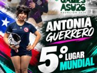 Representando al Club Deportivo Unión Slalom, Guerrero demostró su esfuerzo y talento en el escenario internacional.