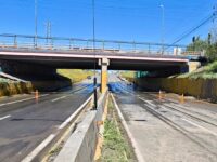 La vía fue reabierta en ambos sentidos luego de permanecer cerrada por la acumulación de agua producto de las intensas precipitaciones.