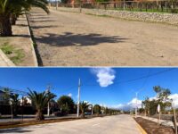 Se incluyeron 2.587 metros cuadrados de pavimentación de calzada en hormigón, cerca de 800 metros cuadrados de nuevas veredas y la instalación de 28 luminarias LED.