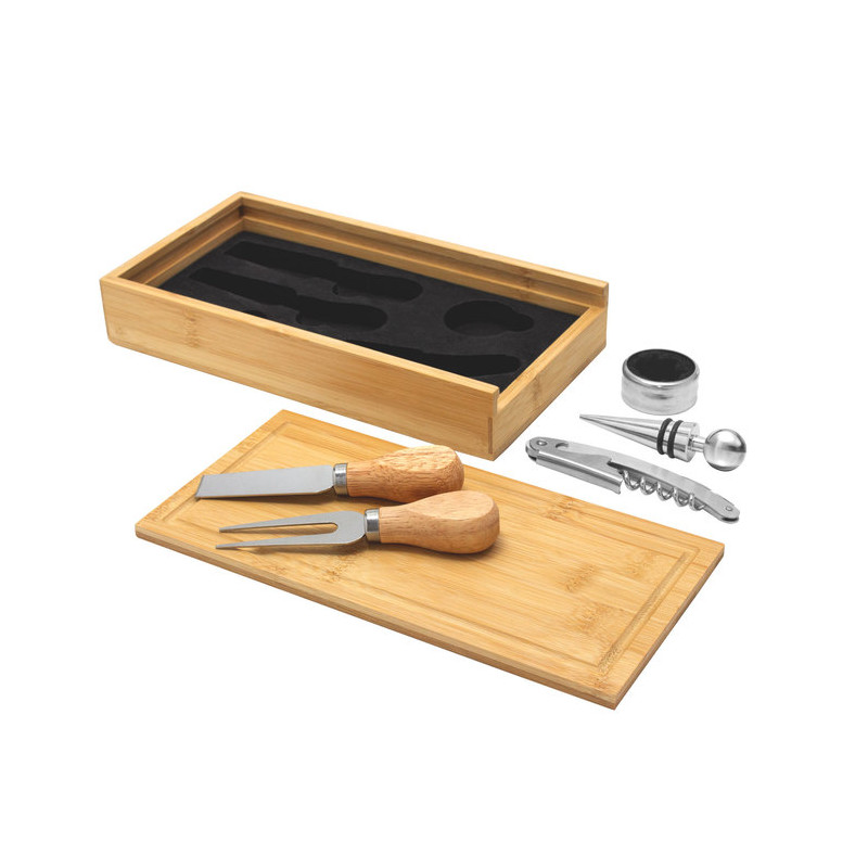 Set de vino y Tabla para quesos "WINCHESTER"