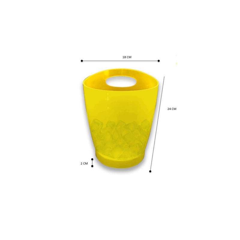 Hielera con agarradera flexible