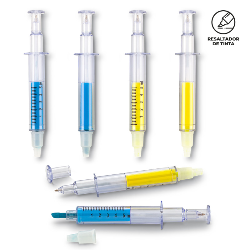 Resaltadores Jeringa