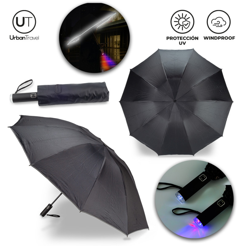Paraguas Autolight 23" Urban Travel