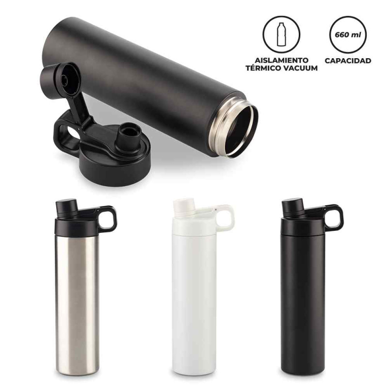 Botilito Metalico Plivi 660ml