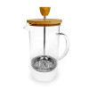 Cafetera en Vidrio y Bambú 600ml