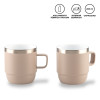 SET DE MUGS METALICOS STYLOR 200mL
