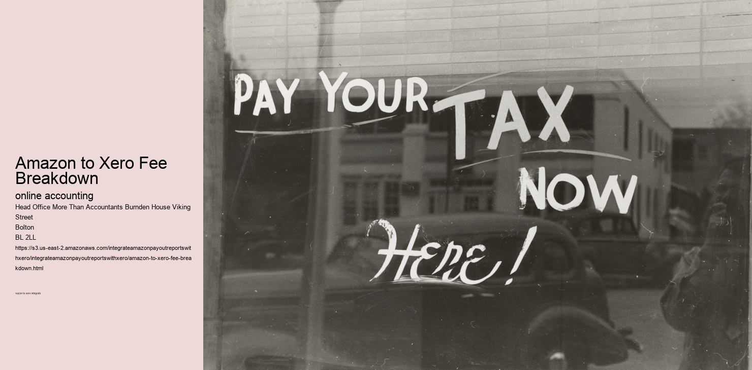 Amazon to Xero Fee Breakdown