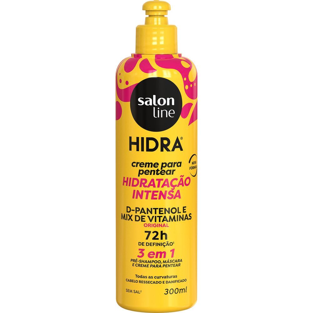 Imagem frontal do creme Salon Line Hidra 3 em 1 300ml