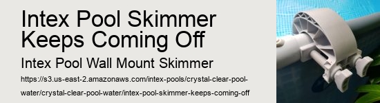 Intex Pool Skimmer Keeps Coming Off