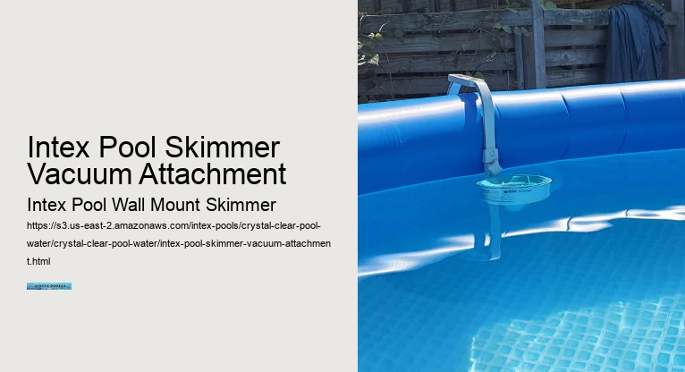 Intex Pool Skimmer Vacuum Attachment