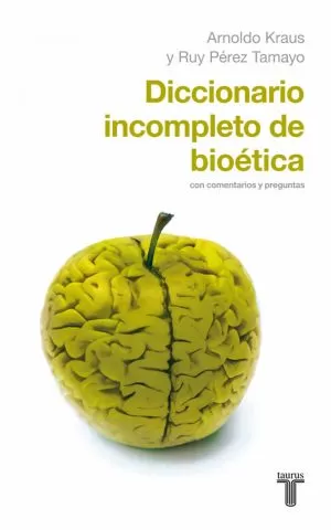 Carátula de Diccionario incompleto de bioética