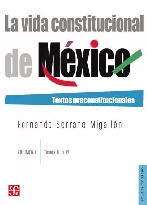 Carátula de La vida constitucional de México, Vol. II