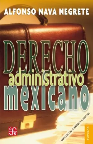 Carátula de Derecho administrativo mexicano