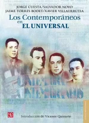Carátula de Los Contemporáneos en El Universal