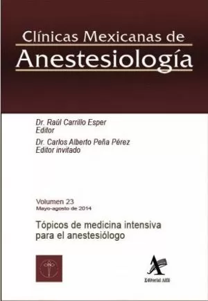Carátula de Tópicos de medicina intensiva para el anestesiólogo