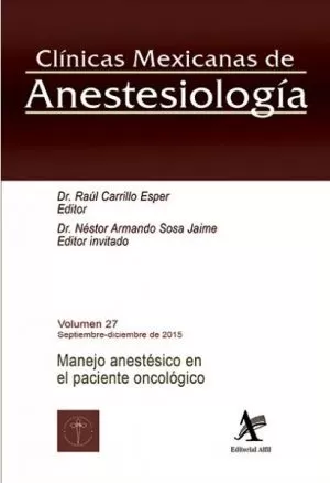 Carátula de Manejo anestésico en el paciente oncológico