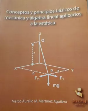 Carátula de Conceptos y principios básicos de mecánica y álgebra lineal aplicados a la estática