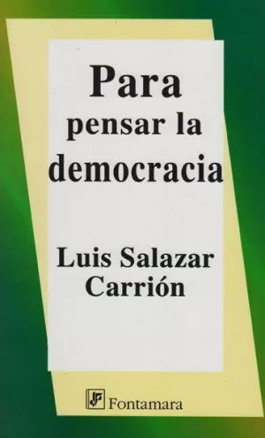 Carátula de Para pensar la democracia