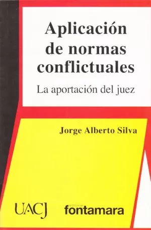 Carátula de Aplicación de normas conflictuales