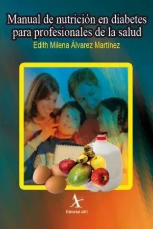 Carátula de Manual de nutrición en diabetes para profesionales de la salud
