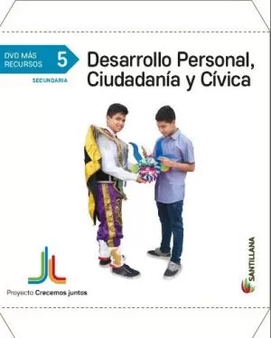 Carátula de Desarrollo personal, ciudadanía y cívica 5, secundaria