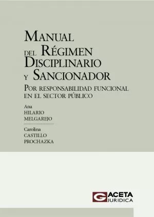 Carátula de Manual del régimen disciplinario y sancionador