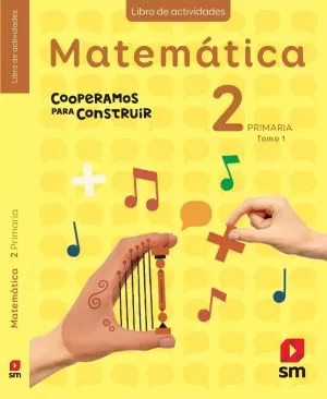 Carátula de Matemática 2, primaria